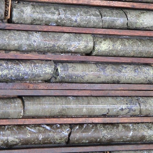 Baroi highly mineralised drill core